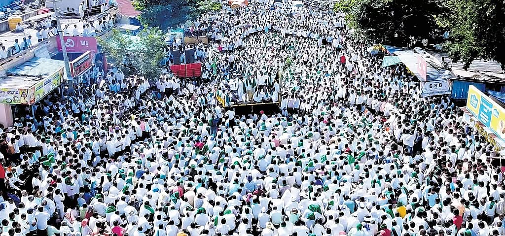 ಕಬ್ಬು ಬೆಳೆಗಾರರ ಹೋರಾಟ ತೀವ್ರ: ಬೆಳಗಾವಿ ಪಟ್ಟಣ ಸಂಪೂರ್ಣ ಸ್ಥಬ್ಧ; ಸರ್ಕಾರಕ್ಕೆ BJP ಎಚ್ಚರಿಕೆ; Video