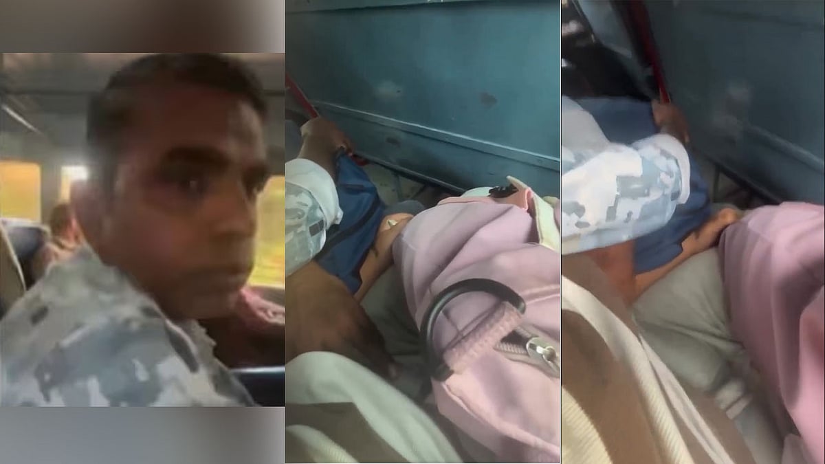 Video: ಬಸ್ ನಲ್ಲಿ ಯುವತಿಯ ಟೀ-ಶರ್ಟ್ ನೊಳಗೆ ಕೈಹಾಕಿದ ಭೂಪ; 'ಧರ್ಮದೇಟು'!