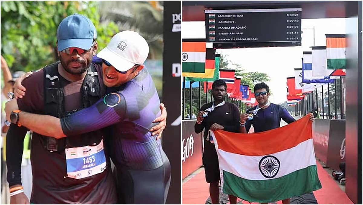Ironman Challenge: ಅಣ್ಣಾಮಲೈ ಭಾಗಿ; ಸತತ 2ನೇ ಬಾರಿಗೆ ಸಂಸದ ಸೂರ್ಯ ಐರನ್ಮ್ಯಾನ್ ಸಾಧನೆ!