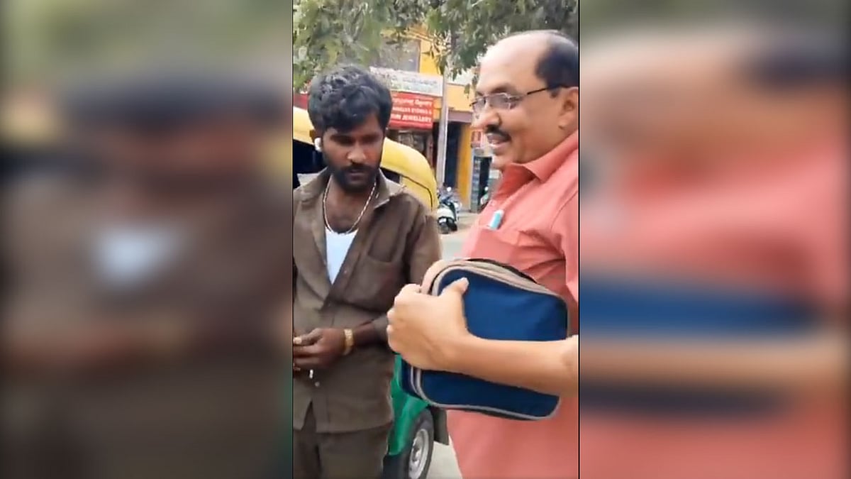 Bengaluru: ಪ್ರಯಾಣಿಕ ಬಿಟ್ಟು ಹೋಗಿದ್ದ 'ಮಗಳ ಮದುವೆ ಹಣ' ಹಿಂದುರಿಗಿಸಿದ ಆಟೋ ಚಾಲಕ: Video