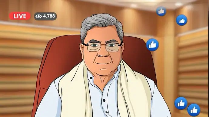 ರಾಜ್ಯದಲ್ಲಿ ನಾಯಕತ್ವ ಬದಲಾವಣೆ ಚರ್ಚೆ ನಡುವೆ ಸಿದ್ದರಾಮಯ್ಯ 'ಫೇಸ್ ಬುಕ್'ನಲ್ಲಿ ಲೈವ್ ಬಂದರೆ ಹೇಗಿರುತ್ತದೆ? ಈ Video ನೋಡಿ..