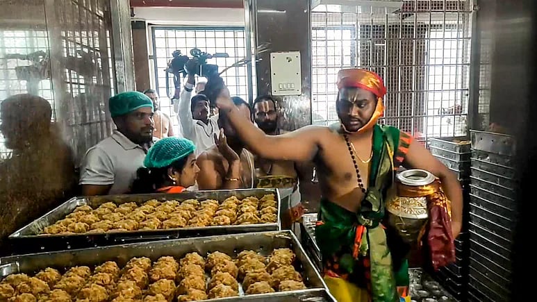 ತಿಮ್ಮಪ್ಪನ ಭಕ್ತರಿಗೆ ಶಾಕ್: ಕಲಬೆರಕೆ ವಿವಾದ ನಡುವೆಯೂ ನಕಲಿ ತುಪ್ಪದಿಂದ ತಯಾರಿಸಿದ 20 ಕೋಟಿ ಲಡ್ಡು ವಿತರಣೆ!