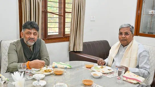 CM ಕುರ್ಚಿ ಗುದ್ದಾಟ: ಕದನ ವಿರಾಮ ಬಿದ್ದಿಲ್ಲ; ಬ್ರೇಕ್ ಫಾಸ್ಟು, ಒಗ್ಗಟ್ಟು ಎಂಬುದೆಲ್ಲಾ ಬರೀ ನಾಟಕ- ಬಿಜೆಪಿ