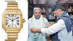 ಡಿ.ಕೆ ಶಿವಕುಮಾರ್, ಸಿದ್ದರಾಮಯ್ಯ ಅಫಿಡವಿಟ್ನಲ್ಲಿ ‘ಕಾರ್ಟಿಯರ್ ವಾಚ್’ ಮಾಹಿತಿ ಇಲ್ಲ: BJP ಆರೋಪ