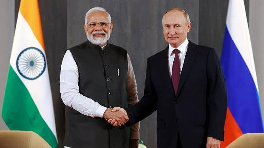 ರಷ್ಯಾ ಅಧ್ಯಕ್ಷ Vladimir Putin ಇಂದು ಸಂಜೆ ಭಾರತಕ್ಕೆ ಆಗಮನ: ರಾತ್ರಿ ಪ್ರಧಾನಿ ಮೋದಿ ಖಾಸಗಿ ಔತಣಕೂಟ