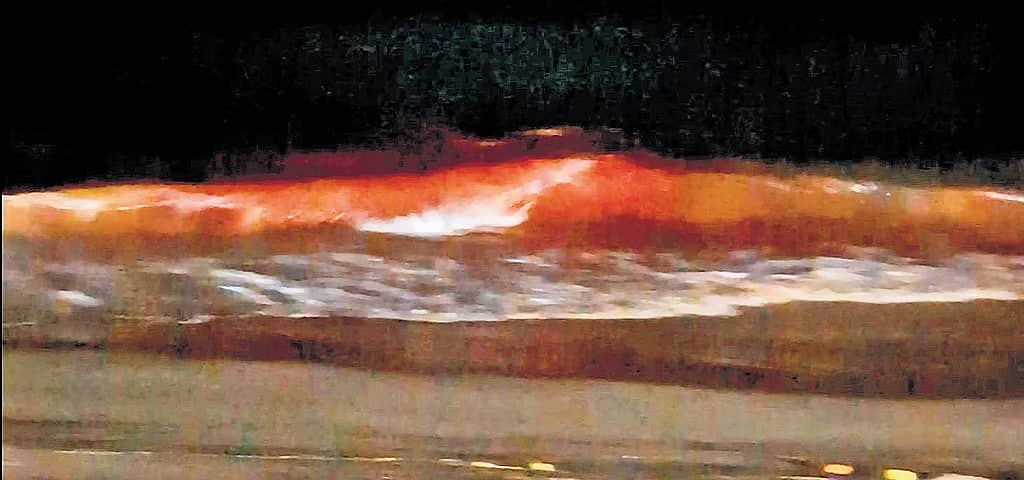 Vizag beach ನಲ್ಲಿ ಕೆಂಪು ಅಲೆ: ಸೋಷಿಯಲ್ ಮೀಡಿಯಾದಲ್ಲಿ ವಿಡಿಯೊ ವೈರಲ್; ಸಾಗರ ತಜ್ಞರು ಏನಂತಾರೆ?