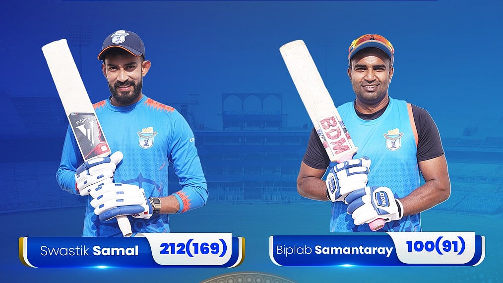 Vijay Hazare Trophy: 169 ಎಸೆತಗಳಲ್ಲಿ 212 ರನ್ ಚಚ್ಚಿದ Swastik Samal ಐತಿಹಾಸಿಕ ದಾಖಲೆ, ಸಂಜು ಸ್ಯಾಮ್ಸನ್ ರೆಕಾರ್ಡ್ ಸಮಬಲ