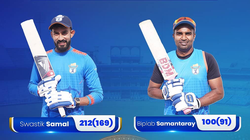 Vijay Hazare Trophy: 169 ಎಸೆತಗಳಲ್ಲಿ 212 ರನ್ ಚಚ್ಚಿದ Swastik Samal ಐತಿಹಾಸಿಕ ದಾಖಲೆ, ಸಂಜು ಸ್ಯಾಮ್ಸನ್ ರೆಕಾರ್ಡ್ ಸಮಬಲ