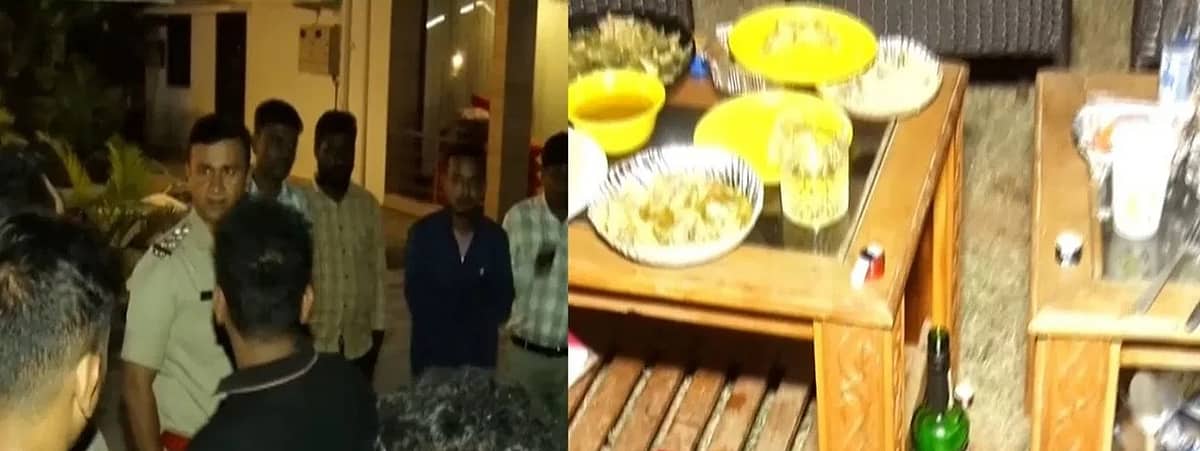 ದೊಡ್ಡಬಳ್ಳಾಪುರದಲ್ಲಿ ಅಕ್ರಮವಾಗಿ ಪಾರ್ಟಿ ಮಾಡುತ್ತಿದ್ದ ಯುವಕರು: ಫಾರ್ಮ್ಹೌಸ್ ಮೇಲೆ ಪೊಲೀಸರ ದಾಳಿ