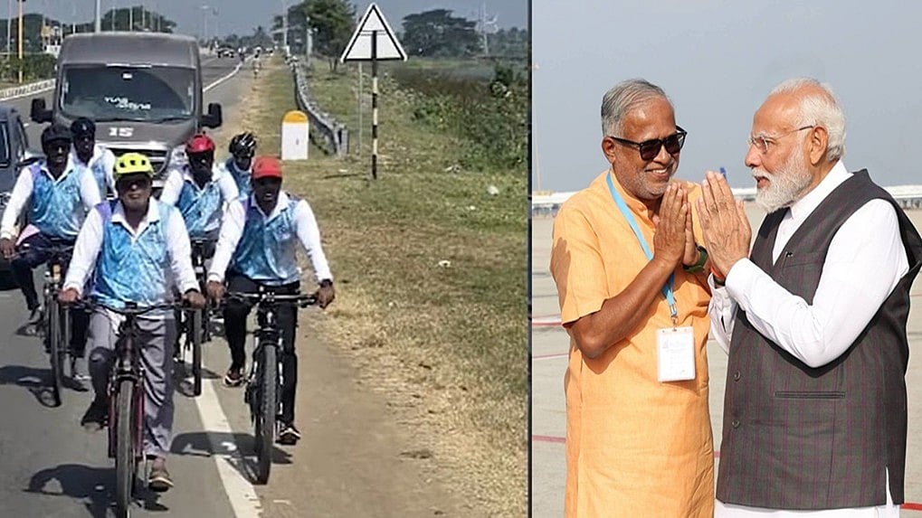 ಬೆಂಗಳೂರು-ಕನ್ಯಾಕುಮಾರಿಗೆ ಸೈಕಲ್ ಸವಾರಿ: ಸುರೇಶ್ ಕುಮಾರ್ ಸಾಹಸಕ್ಕೆ ಪ್ರಧಾನಿ ಮೋದಿ ಮೆಚ್ಚುಗೆ