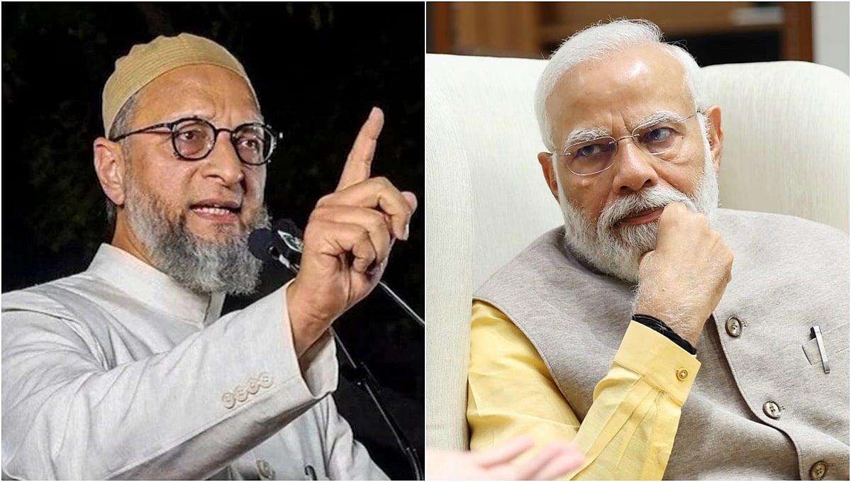 ಟ್ರಂಪ್ಗೆ ಸಾಧ್ಯವಾಗಿದ್ದು, ಮೋದಿಗೆ ಏಕೆ ಸಾಧ್ಯವಿಲ್ಲ?; ಪಾಕ್ಗೆ ಸೇನೆ ನುಗ್ಗಿಸಿ ಮಸೂದ್ ಹಿಡಿಯಿರಿ, 56 ಇಂಚಿನ ಎದೆಗಾರಿಕೆ ತೋರಿಸಿ- ಓವೈಸಿ