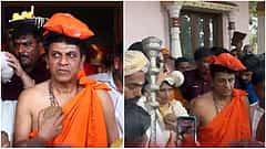 ಇರುಮುಡಿ ಹೊತ್ತು ಅಯ್ಯಪ್ಪ ಸ್ವಾಮಿ ದರ್ಶನ ಪಡೆದ ನಟ ಶಿವರಾಜ್​ಕುಮಾರ್ ದಂಪತಿ