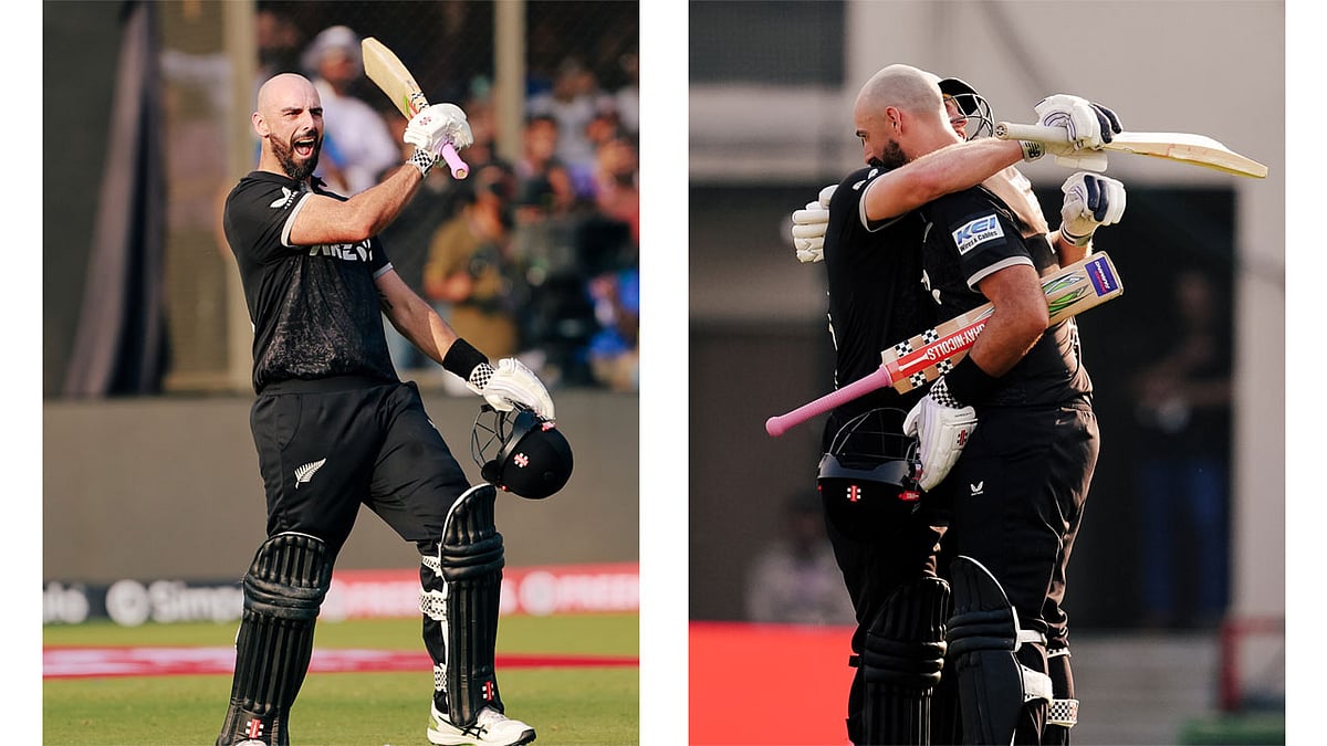 3rd ODI: 2 ಶತಕ; ಮಿಚೆಲ್, ಫಿಲಿಪ್ಸ್ ದಾಖಲೆಯ ಜೊತೆಯಾಟ; ಭಾರತಕ್ಕೆ 338 ರನ್ ಬೃಹತ್ ಗುರಿ!