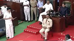 ತಮಿಳುನಾಡು ವಿಧಾನಸಭೆಯಲ್ಲಿ ಹೈಡ್ರಾಮಾ: ಭಾಷಣ ಮಾಡದೇ ಹೊರಟ ರಾಜ್ಯಪಾಲ; Video