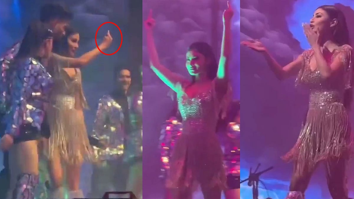 Mouni Roy ಸೊಂಟ ಮುಟ್ಟಿ ಲೈಂಗಿಕ ಕಿರುಕುಳ, ಮಧ್ಯದ ಬೆರಳು ತೋರಿ ಕೆಳಗಿಳಿದ KGF ನಟಿ.. ಆಗಿದ್ದೇನು? Video