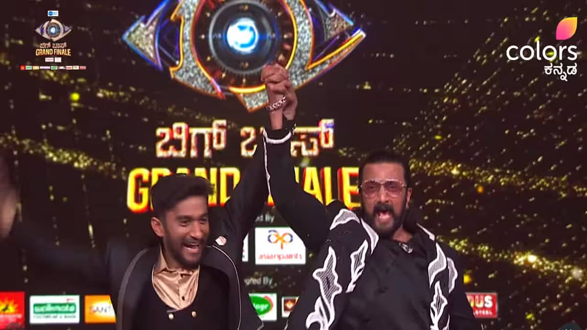 BiggBoss Kannada 12 ಫಿನಾಲೆ ಎಪಿಸೋಡ್ ಗೆ ದಾಖಲೆ TRP, ಅಗ್ರಸ್ಥಾನಕ್ಕೆ ಕಲರ್ಸ್ ಕನ್ನಡ!