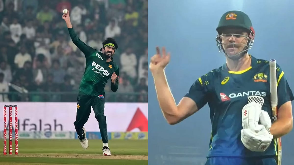 Cricket: 'ಇದ್ಯಾವ್ ಸೀಮೆ ಬೌಲಿಂಗ್'..; ಪಾಕ್ ಬೌಲರ್ ವಿರುದ್ಧ ಮೈದಾನದಲ್ಲೇ ಆಸಿಸ್ ಸ್ಟಾರ್ ಆಟಗಾರ ಅಸಮಾಧಾನ!