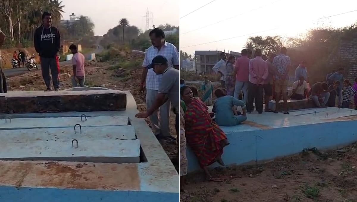 ಪೈಪ್‌ಲೈನ್ ಅಳವಡಿಕೆಗಾಗಿ ನಿರ್ಮಿಸಿದ್ದ ತೆರೆದ ಸಂಪ್‌