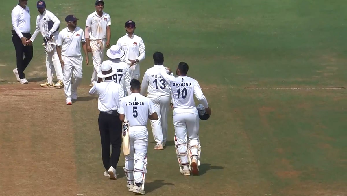 Ranji Trophy: ಕೆಎಲ್ ರಾಹುಲ್- ಸ್ಮರಣ್ ರವಿಚಂದ್ರನ್ ಭರ್ಜರಿ ಜೊತೆಯಾಟ; ಮುಂಬೈ ವಿರುದ್ಧ ಗೆದ್ದು ಸೆಮಿಫೈನಲ್ ತಲುಪಿದ ಕರ್ನಾಟಕ!