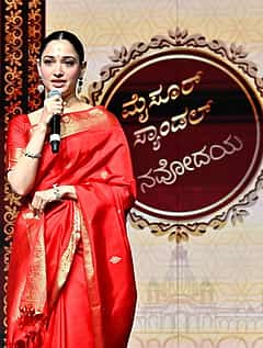 'ಮೈಸೂರ್ ಸ್ಯಾಂಡಲ್ ಸೋಪ್' ಪ್ರಚಾರಕ್ಕೆ ಇಳಿದ ನಟಿ ತಮನ್ನಾ; Photos
