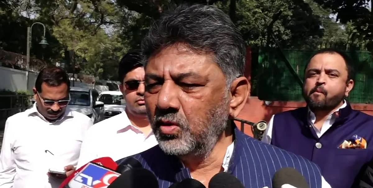 'ನಾನು ದೆಹಲಿಗೆ ಬಂದಿರೋದೆ ರಾಜಕಾರಣ ಮಾಡೋದಕ್ಕೆ, ಬರೀ ಗಾಳಿ ಕುಡ್ಕೊಂಡು ಹೋಗೋದಿಕ್ಕಲ್ಲ': ಡಿ.ಕೆ ಶಿವಕುಮಾರ್; Video