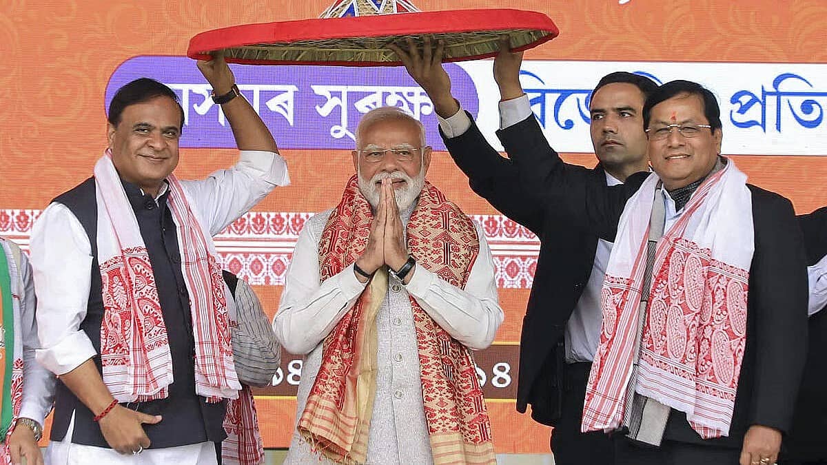 ಕಾಂಗ್ರೆಸ್ ಆಡಳಿತವಿದ್ದಾಗ ಈಶಾನ್ಯ ಸಂಪೂರ್ಣ ನಿರ್ಲಕ್ಷ್ಯ, ಅಸ್ಸಾಂನಲ್ಲಿ ದಂಗೆಗೆ ಪ್ರಚೋದನೆ- ಪ್ರಧಾನಿ ಮೋದಿ