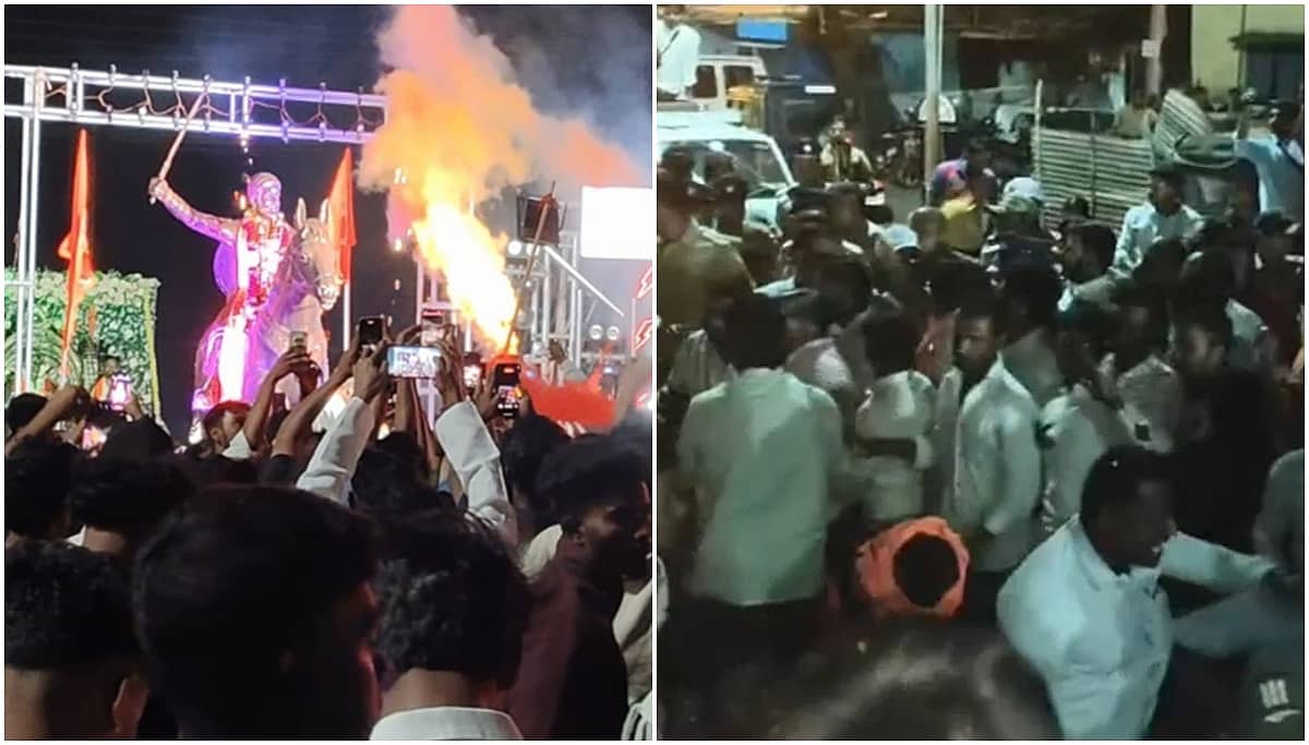 ಶಿವಾಜಿ ಜಯಂತಿ ಮೆರವಣಿಗೆ ವೇಳೆ ಕಲ್ಲು ತೂರಾಟ, ಬಾಗಲಕೋಟೆಯಲ್ಲಿ ಉದ್ವಿಗ್ನ ಪರಿಸ್ಥಿತಿ: ಫೆಬ್ರವರಿ 24ರವರೆಗೆ ನಿಷೇಧಾಜ್ಞೆ ಜಾರಿ; Video