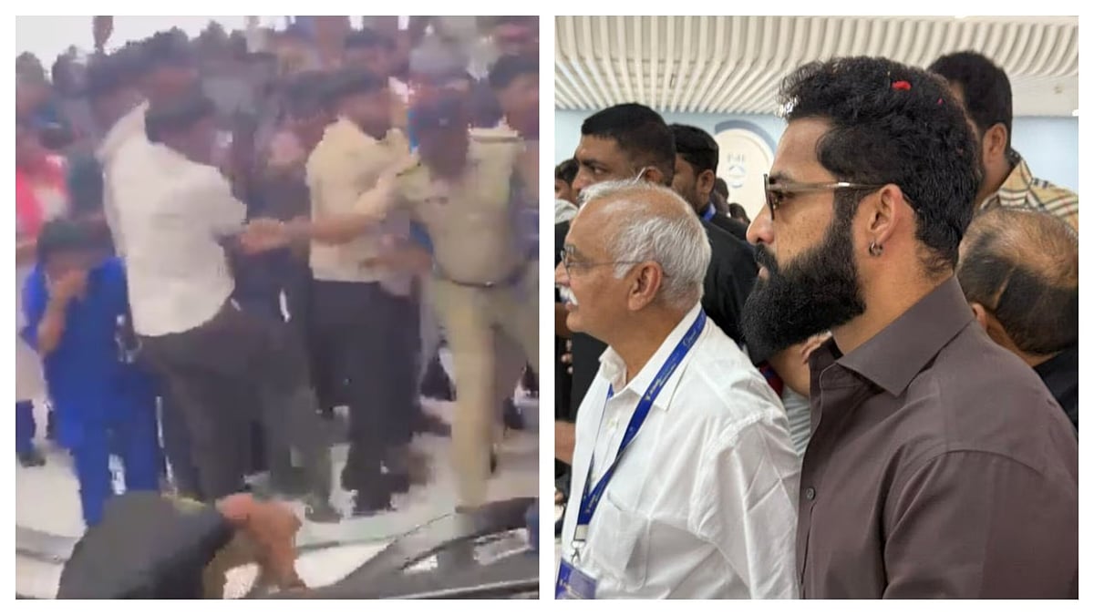 ಬೆಂಗಳೂರಿನಲ್ಲಿ ಜೂನಿಯರ್ NTR: ನೆಚ್ಚಿನ ನಟನನ್ನು ನೋಡಲು ಮುಗಿಬಿದ್ದ ಜನ, ಪೊಲೀಸರಿಂದ ಲಾಠಿ ಚಾರ್ಜ್