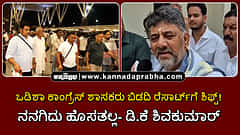 Watch | ಒಡಿಶಾ ಕಾಂಗ್ರೆಸ್ ಶಾಸಕರು ಬಿಡದಿ ರೆಸಾರ್ಟ್ಗೆ ಶಿಫ್ಟ್! ನನಗಿದು ಹೊಸತಲ್ಲ- ಡಿ.ಕೆ ಶಿವಕುಮಾರ್