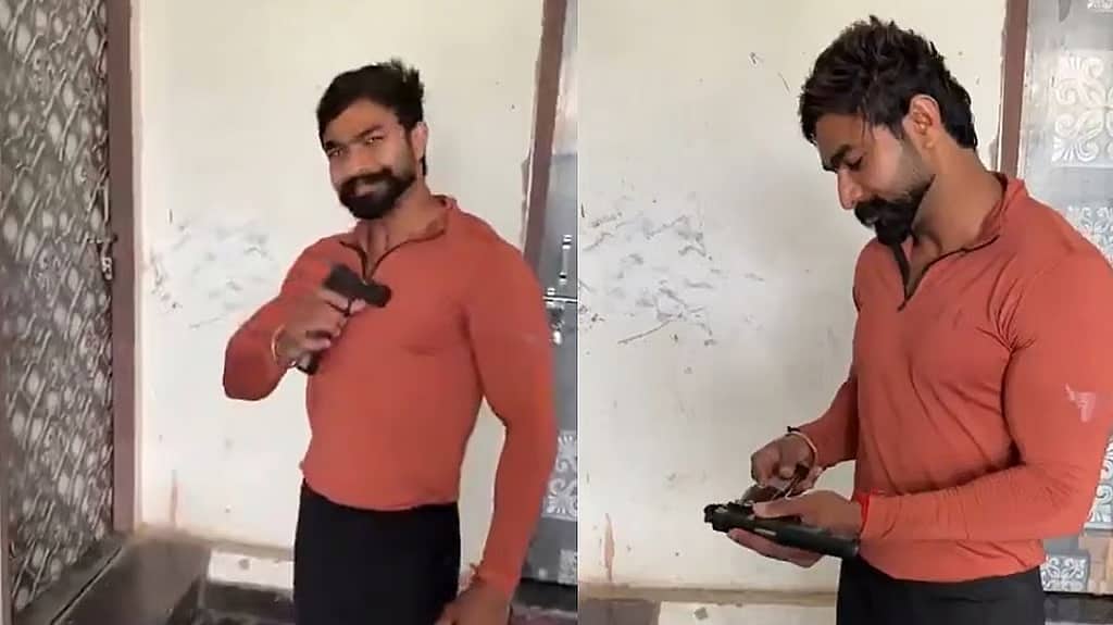 ಸಿನಿಮಾ ದೃಶ್ಯವಲ್ಲ, ನೈಜ ಘಟನೆ: ಪಿಸ್ತೂಲ್ ನಿಂದ ಎದೆಗೆ ಶೂಟ್ ಮಾಡಿಕೊಂಡು ಯುವಕ ಸಾವು; ವಿಡಿಯೊ ಮಾಡಿದ ಸಂಬಂಧಿ!
