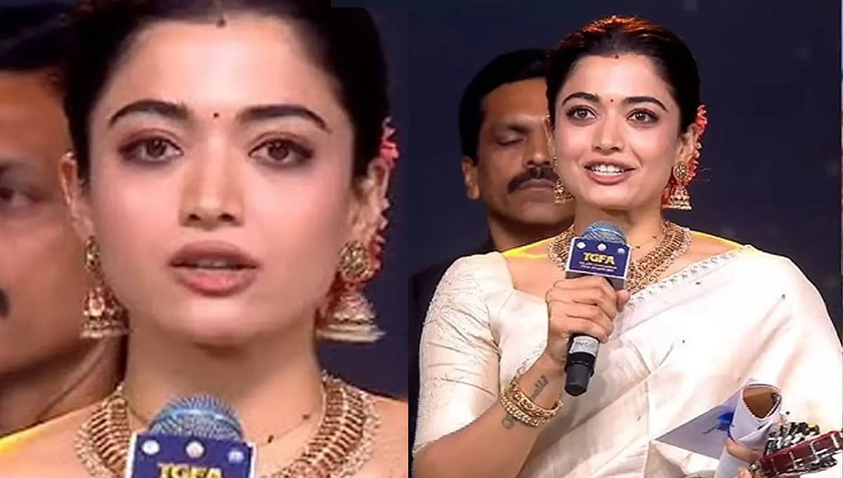'ಮಗಳಾಗಿ ಬಂದೆ, ಸೊಸೆಯಾಗಿದ್ದೀನಿ': ಟ್ರೋಲ್ ಮಾಡಿದವರಿಗೆ ಅವಾರ್ಡ್ ಮೂಲಕ ಉತ್ತರಿಸಿದ ರಶ್ಮಿಕಾ!