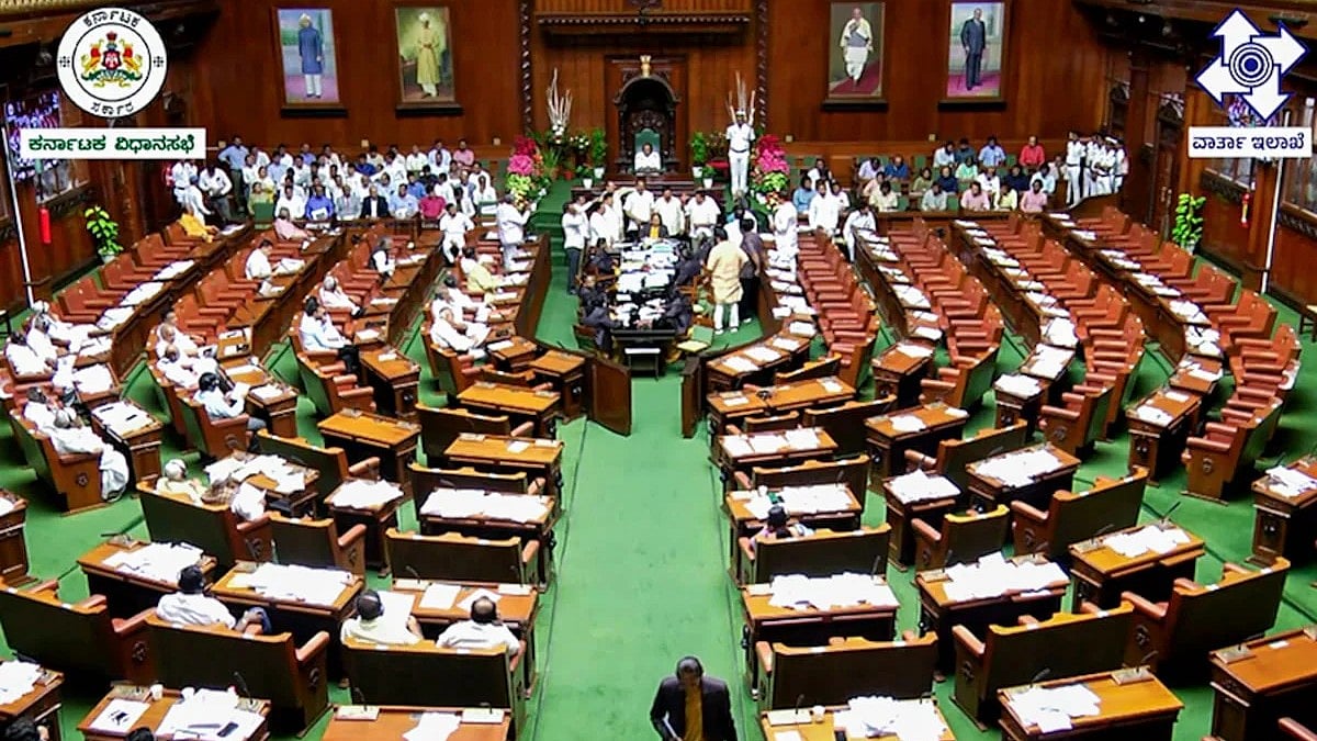 ಸಚಿವ ನಾಗೇಂದ್ರ ರಾಜೀನಾಮೆಗೆ ವಿಪಕ್ಷಗಳ ಪಟ್ಟು: ಗದ್ದಲ, 2ನೇ ದಿನವೂ ವಿಧಾನಸಭೆಯ ಕಲಾಪ ಬಲಿ!
