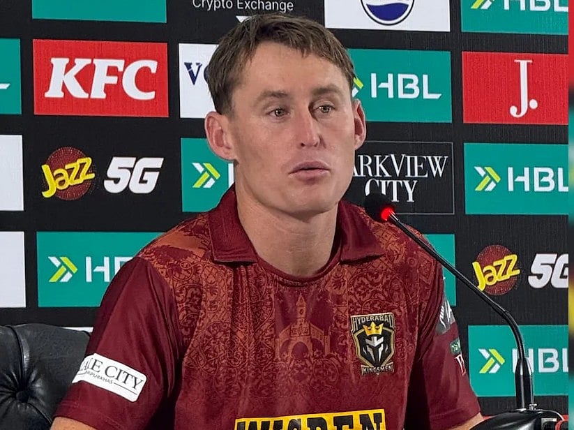 'ಇಂತಹದ್ದನ್ನು ಎಂದಿಗೂ ನೋಡಿಲ್ಲ': PSL 2026ರ ಮೊದಲ 'ಪಿಂಕ್ ಬಾಲ್' ಪಂದ್ಯ; ತಮ್ಮದೇ ಫ್ರಾಂಚೈಸಿ ಕಾಲೆಳೆದ ಮಾರ್ನಸ್ ಲ್ಯಾಬುಶೇನ್!