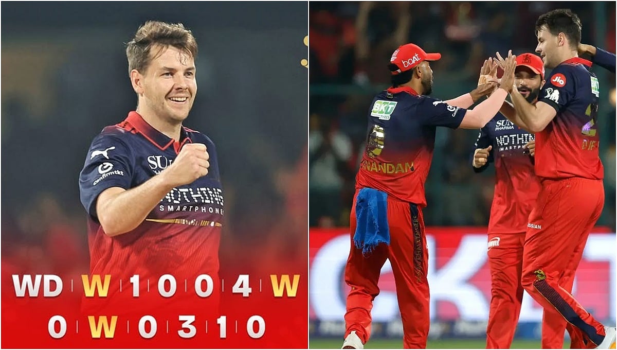 IPL 2026: ಚೊಚ್ಚಲ ಪಂದ್ಯದಲ್ಲೇ RCB ಪರ 3 ವಿಕೆಟ್ ಕಬಳಿಸಿದ ಜಾಕೋಬ್ ಡಫಿ!