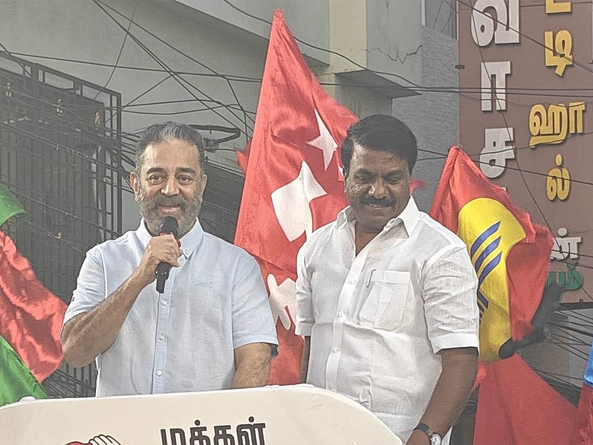 ಎಂಜಿಆರ್, ಶಿವಾಜಿ ಗಣೇಶನ್ ತೊಡೆ ಮೇಲೆ ಕೂತು ಬೆಳೆದವನು ನಾನು, ಆದರೂ...: ನಟ ವಿಜಯ್ಗೆ ಕಮಲ್ ಹಾಸನ್ ತಿರುಗೇಟು!