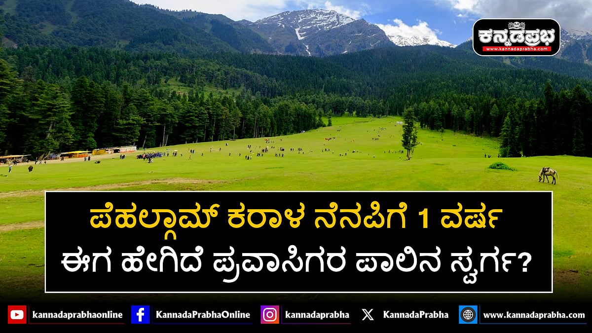 Watch | ಪೆಹಲ್ಗಾಮ್ ಕರಾಳ ನೆನಪಿಗೆ 1 ವರ್ಷ ಈಗ ಹೇಗಿದೆ ಪ್ರವಾಸಿಗರ ಪಾಲಿನ ಸ್ವರ್ಗ?
