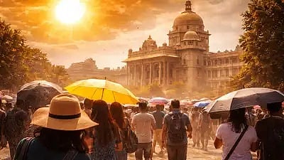 ಅಬ್ಬಬ್ಬಾ ಏನ್ ಬಿಸಿಲು: ಬೆಂಗಳೂರಲ್ಲಿ ತಾಪಮಾನ ಸಾಮಾನ್ಯಕ್ಕಿಂತ 3 ಡಿಗ್ರಿ ಹೆಚ್ಚಳ!