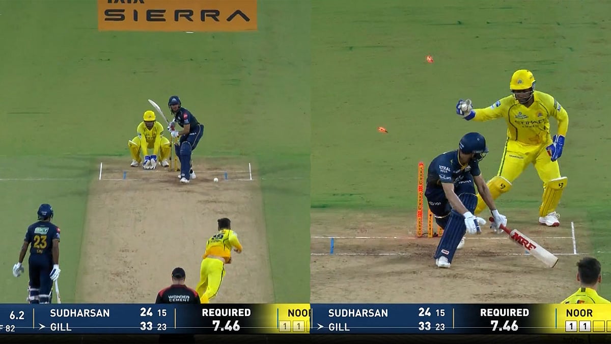 IPL 2026: MS Dhoniಗೆ ಪರ್ಫೆಕ್ಟ್ ಉತ್ತರಾಧಿಕಾರಿ; ಮಿಂಚಿನ ವೇಗದ ಸ್ಟಂಪಿಂಗ್; ಶುಭ್ ಮನ್ ಗಿಲ್ ಗೆ ನಕ್ಷತ್ರ ತೋರಿಸಿದ Sanju Samson