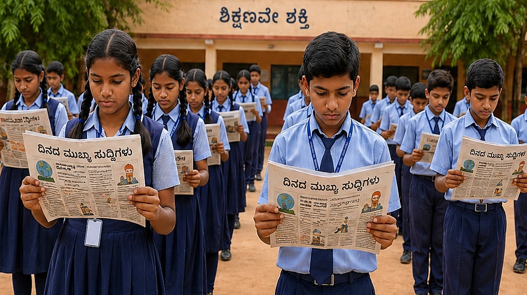 ಮಕ್ಕಳ ಡಿಜಿಟಲ್ ವ್ಯಸನಕ್ಕೆ ಸರ್ಕಾರ ಮದ್ದು: ರಾಜ್ಯದ ಎಲ್ಲಾ ಶಾಲೆಗಳಲ್ಲಿ ಪ್ರತಿನಿತ್ಯ 10-15 ನಿಮಿಷ ಪತ್ರಿಗೆ ಓದುವುದು ಕಡ್ಡಾಯ..!