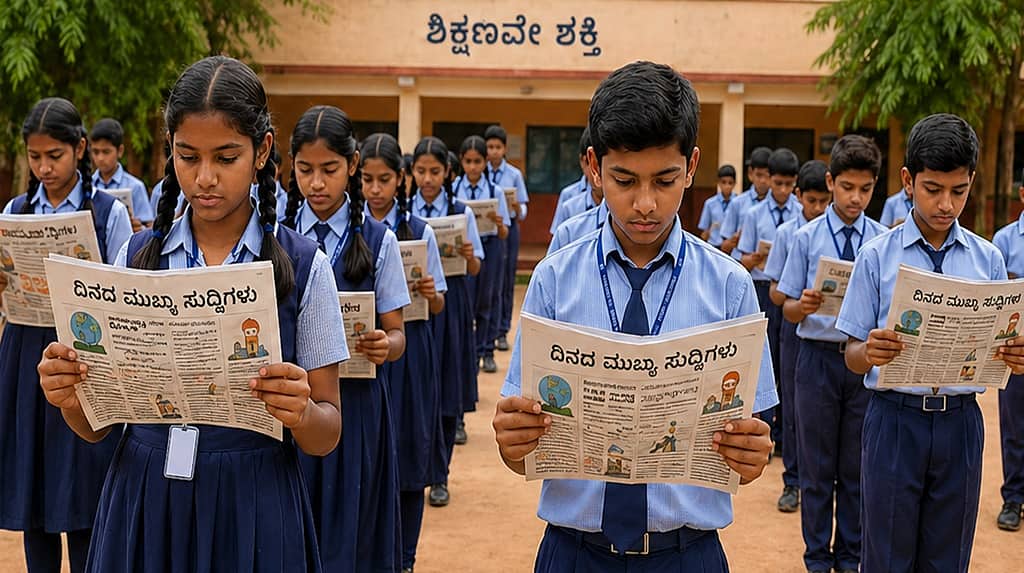 ಮಕ್ಕಳ ಡಿಜಿಟಲ್ ವ್ಯಸನಕ್ಕೆ ಸರ್ಕಾರ ಮದ್ದು: ರಾಜ್ಯದ ಎಲ್ಲಾ ಶಾಲೆಗಳಲ್ಲಿ ಪ್ರತಿನಿತ್ಯ 10-15 ನಿಮಿಷ ಪತ್ರಿಗೆ ಓದುವುದು ಕಡ್ಡಾಯ..!
