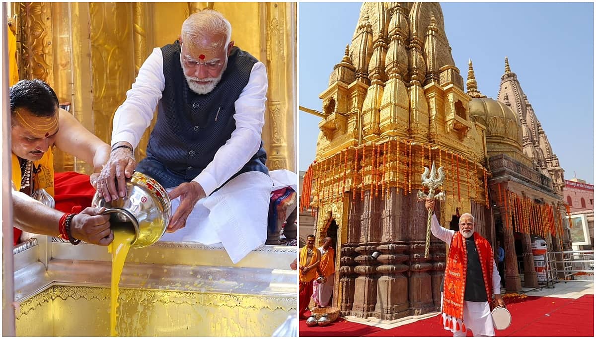 ಕಾಶಿ ವಿಶ್ವನಾಥನ ಸನ್ನಿಧಿಗೆ ಪೂಜೆ; ಡಮರುಗ ನುಡಿಸಿದ ಪ್ರಧಾನಿ ಮೋದಿ; ಹಲವು ಯೋಜನೆಗಳ ಉದ್ಘಾಟನೆ; Video