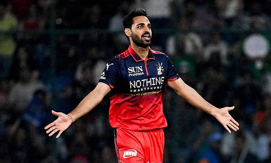 IPL 2026: 'ಚೆಂಡು ನೆಲಕ್ಕೆ ತಾಗಿತ್ತು'; ಕ್ಯಾಚ್ ವಿವಾದದ ಬಗ್ಗೆ ಮೌನ ಮುರಿದ RCB ವೇಗಿ ಭುವನೇಶ್ವರ್ ಕುಮಾರ್