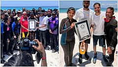 Guinness World Record: ಸಮುದ್ರದಾಳದಲ್ಲಿ ಭಾರತದ ಬೃಹತ್ ತ್ರಿವರ್ಣ ಧ್ವಜ ಅನಾವರಣ; ಗಿನ್ನೆಸ್ ದಾಖಲೆಯ ಸಾಹಸದಲ್ಲಿ ಆರ್. ಅಶೋಕ್ ಪುತ್ರ!