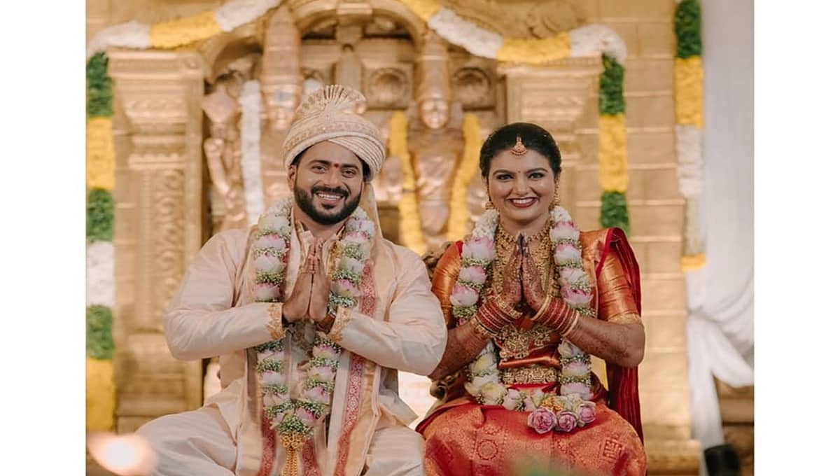 'ಸು ಫ್ರಮ್ ಸೋ' ನಟನ ಕಲ್ಯಾಣೋತ್ಸವ: ರಶ್ಮಿಕಾ ಜೊತೆ ಸಪ್ತಪದಿ ತುಳಿದ ಜೆಪಿ ತುಮ್ಮಿನಾಡು