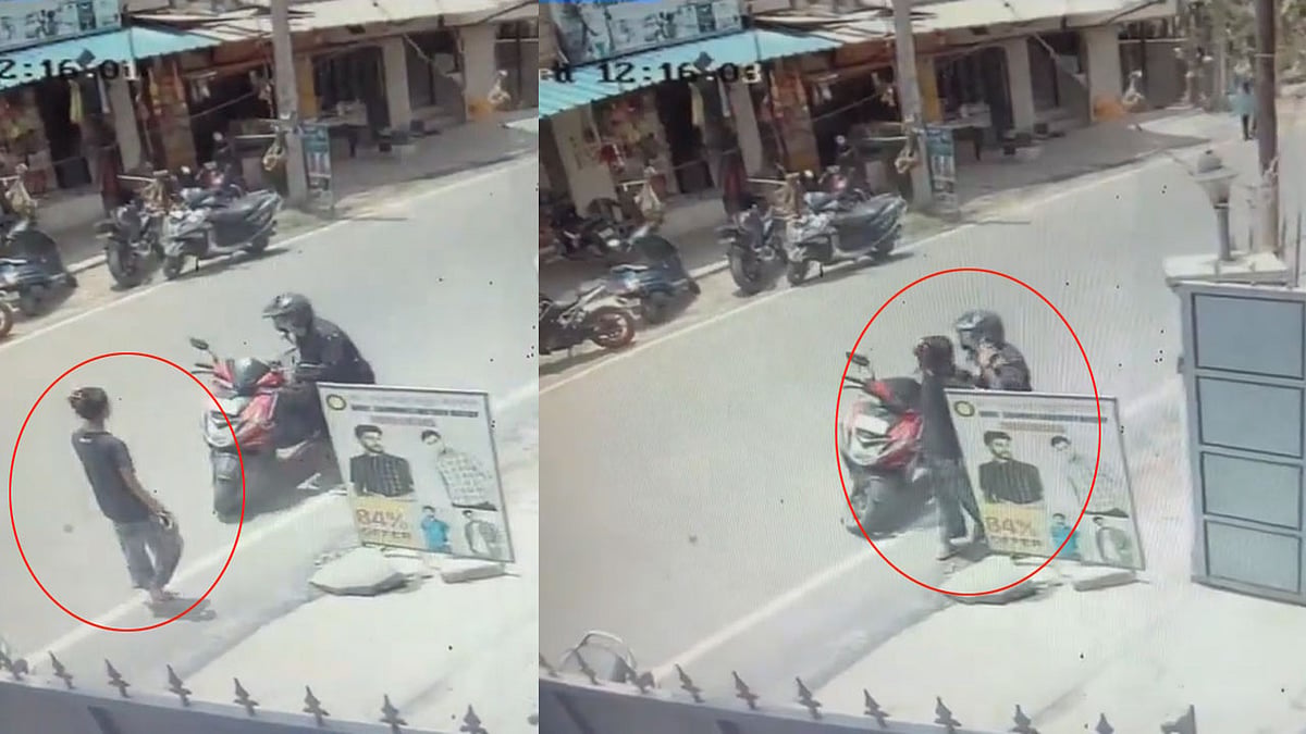 Video: ಹಾಡಹಗಲೇ ಯುವತಿ ಮೇಲೆ ಚಾಕು ದಾಳಿ; ರಸ್ತೆಯಲ್ಲೇ ದುಷ್ಕರ್ಮಿಗೆ ಸಾರ್ವಜನಿಕರ 'ಧರ್ಮದೇಟು'!