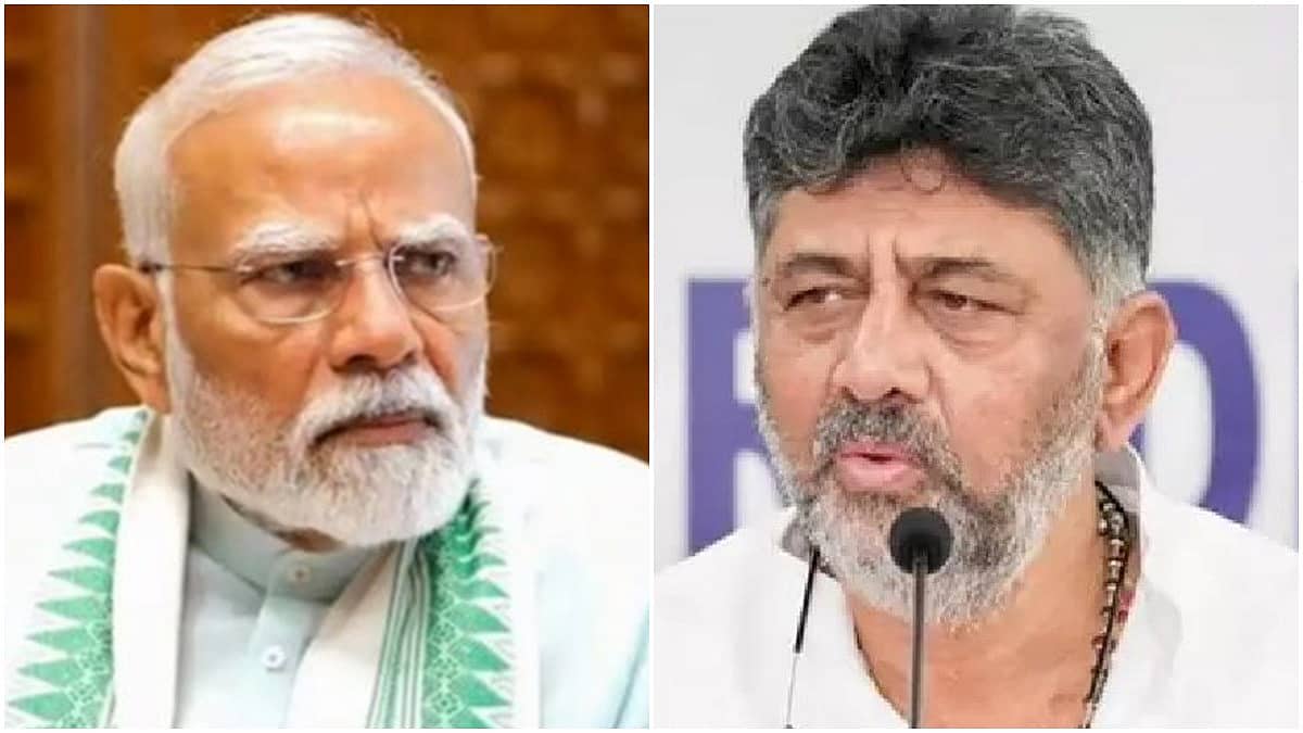 ಕರ್ನಾಟಕದಲ್ಲಿ ಎಲ್ಲಾ ಕುರ್ಚಿಗಳೂ ಗಟ್ಟಿಯಾಗಿವೆ, ಅವರಿಗೆ ಏನು ಕಾಣುತ್ತಿದೆಯೋ ಗೊತ್ತಿಲ್ಲ: ಪ್ರಧಾನಿಗೆ ಡಿಸಿಎಂ ಡಿ.ಕೆ ಶಿವಕುಮಾರ್ ಟಾಂಗ್