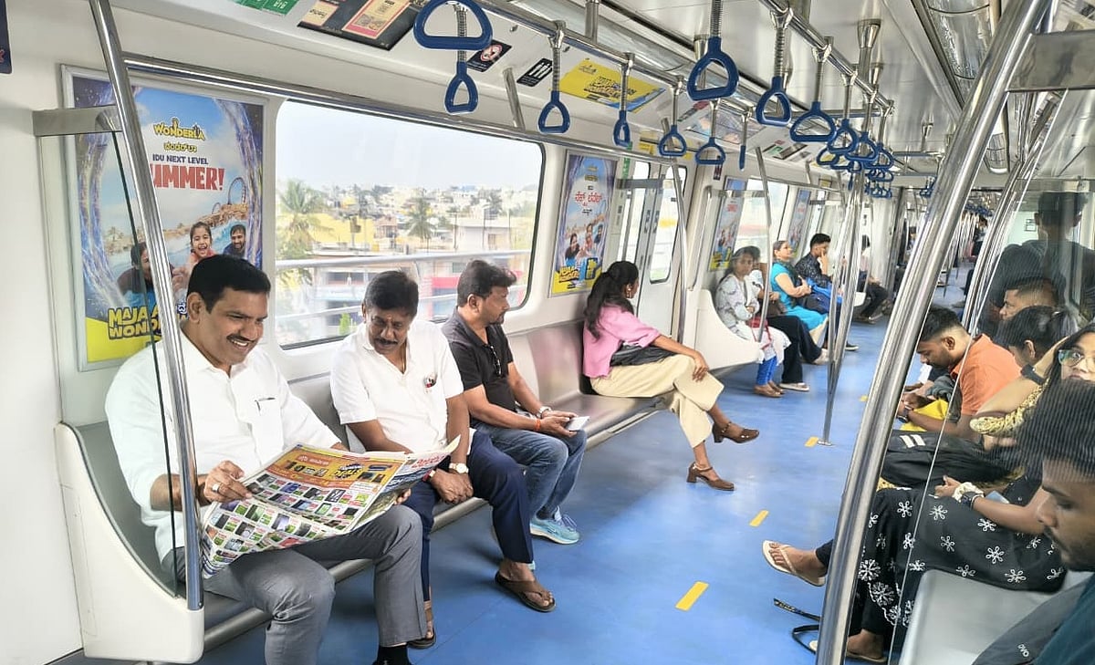 BY Vijayendra: ಪ್ರಧಾನಿ ಮೋದಿ ಮಿತವ್ಯಯದ ಕರೆ; ಕಾರು ಬಿಟ್ಟು ಮೆಟ್ರೋದಲ್ಲಿ ವಿಜಯೇಂದ್ರ ಪ್ರಯಾಣ