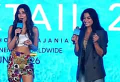 'Cocktail 2' ಸಹನಟಿ ಕೃತಿ ಸನನ್ ಹೊಗಳುವಾಗ ಆಕಸ್ಮಿಕವಾಗಿ 'ಕೆಟ್ಟ ಪದ' ಬಳಸಿದ ರಶ್ಮಿಕಾ ಮಂದಣ್ಣ; ಮುಂದೇನಾಯ್ತು? Video
