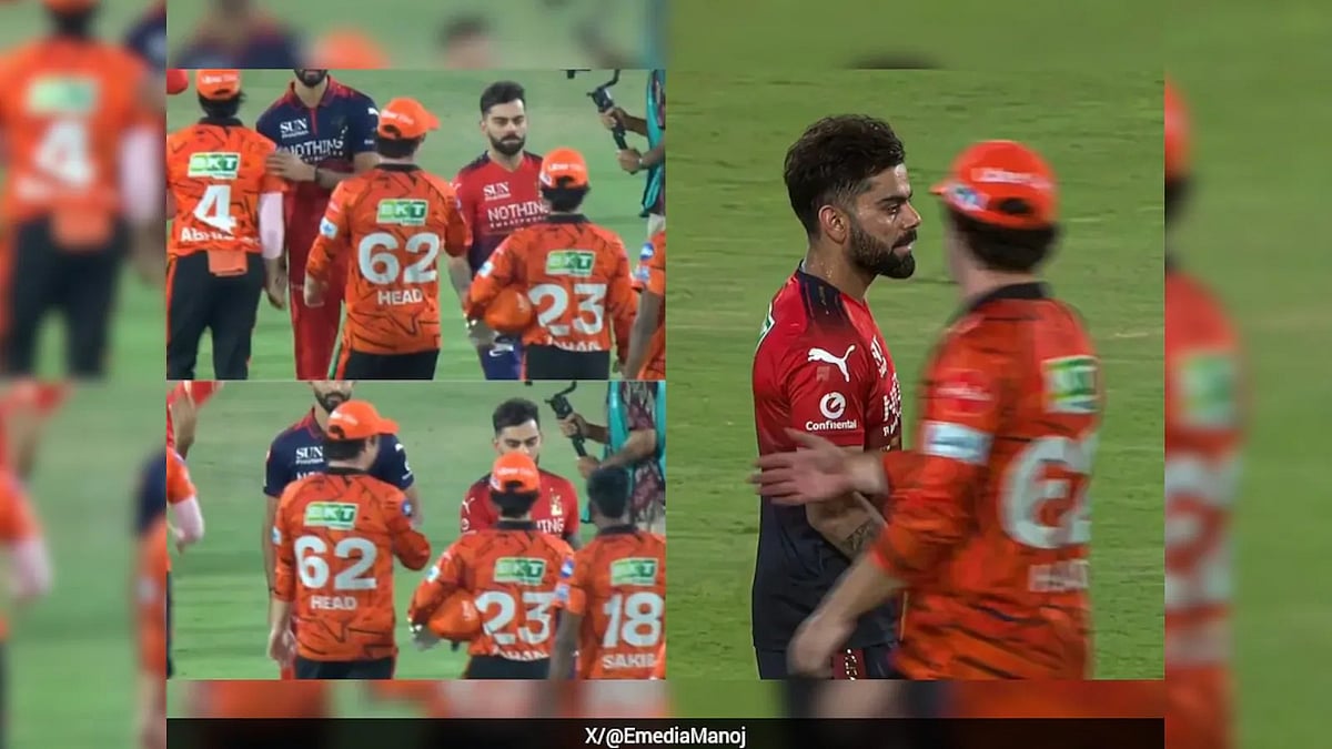 IPL 2026: RCB ಬ್ಯಾಟಿಂಗ್ ವೇಳೆ ಮಾತಿನ ಚಕಮಕಿ, ಟ್ರಾವಿಸ್ ಹೆಡ್ ಗೆ 'ಹ್ಯಾಂಡ್ಶೇಕ್' ಮಾಡದ ವಿರಾಟ್ ಕೊಹ್ಲಿ! Video