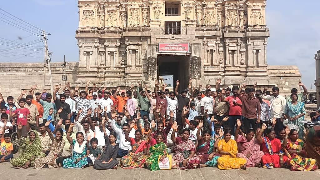 ಹಂಪಿಯಲ್ಲಿ ಉದ್ವಿಗ್ನ ಪರಿಸ್ಥಿತಿ: 'ಲಕ್ಷ್ಮಿ' ಆನೆ ಸ್ಥಳಾಂತರಕ್ಕೆ ಸ್ಥಳೀಯರಿಂದ ಭಾರೀ ವಿರೋಧ; ಭಾವನಾತ್ಮಕ ಪ್ರತಿಭಟನೆ